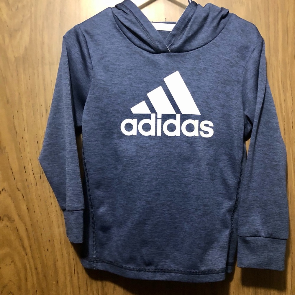 Adidas light weight pullover hoodie Toddler 2T EUC